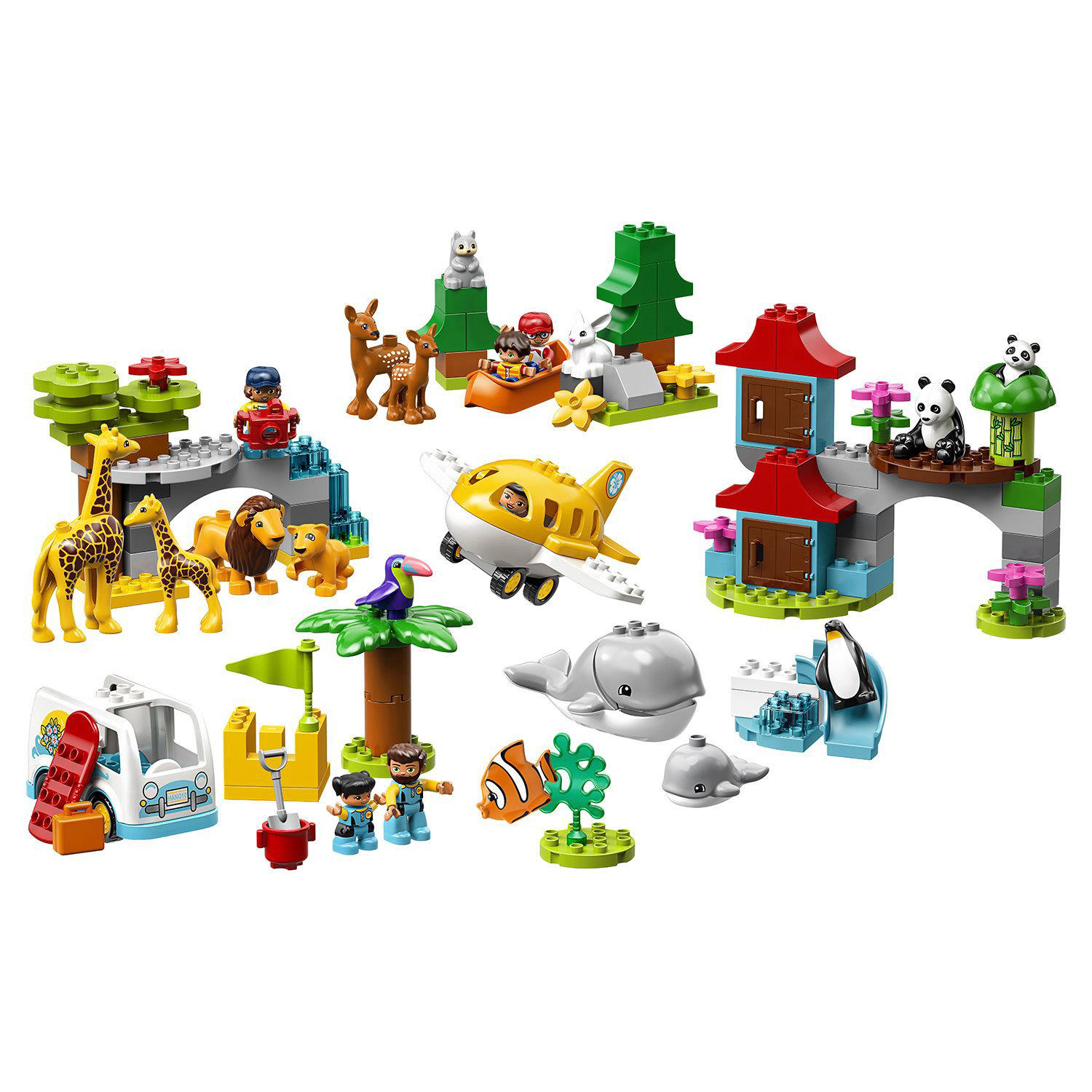 Конструктор Lego Duplo Town Животные мира 10907 купить,NaN
