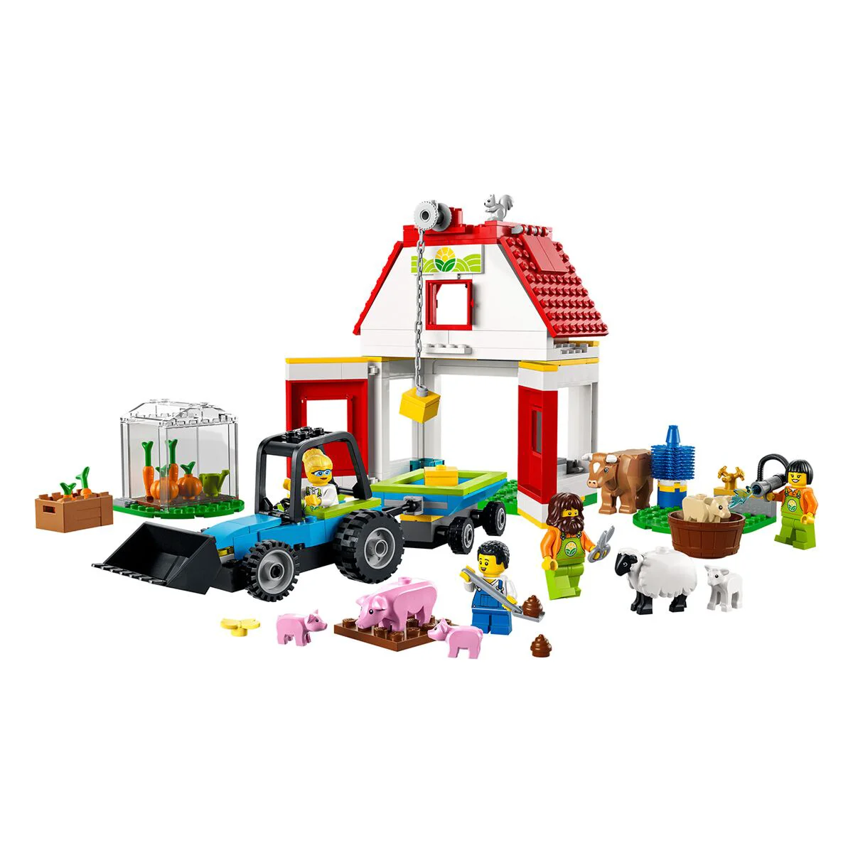 Конструктор Lego Город Ферма и амбар с животными 60346