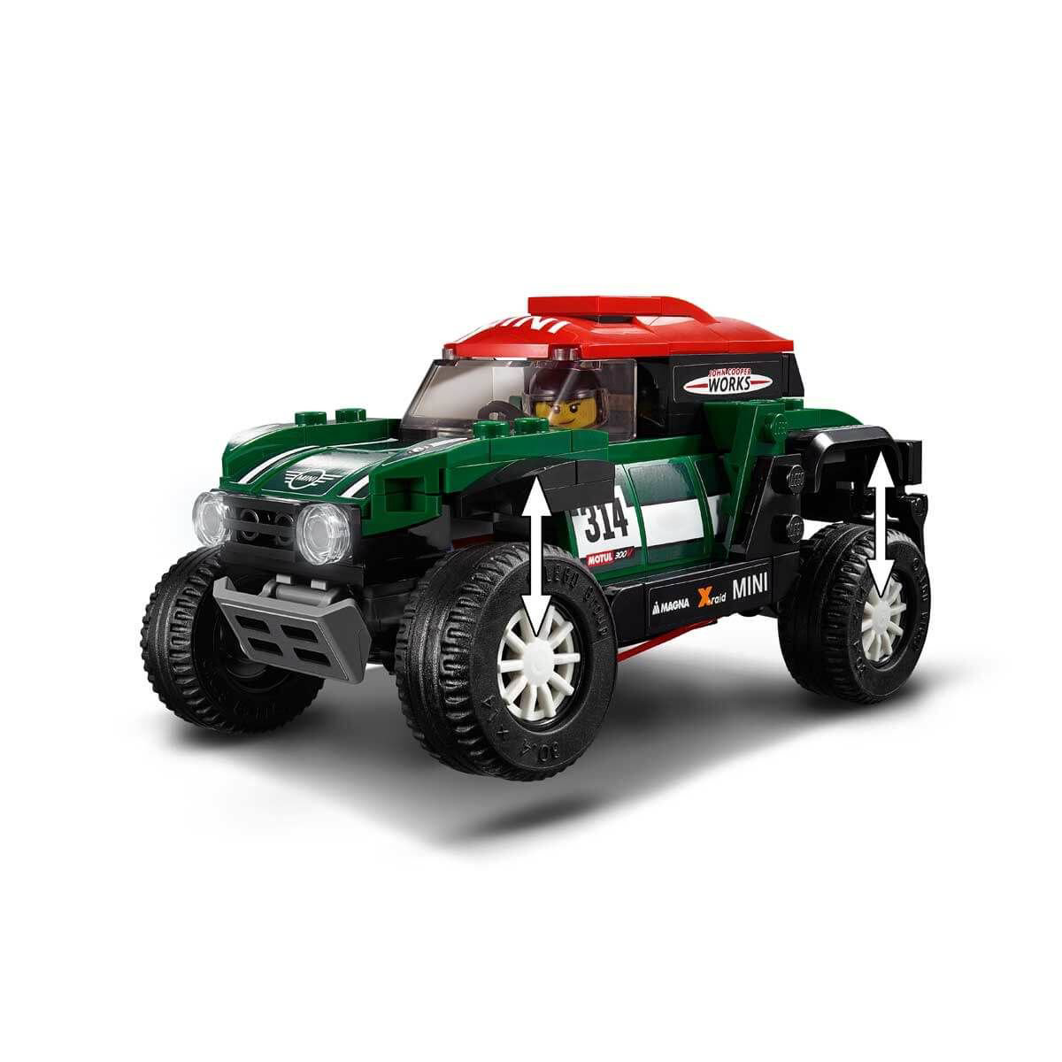 Конструктор Lego Автомобили 1967 Mini Cooper S Rally и 2018 MINI John Cooper Works Buggy Speed Champions 75894 купить,NaN