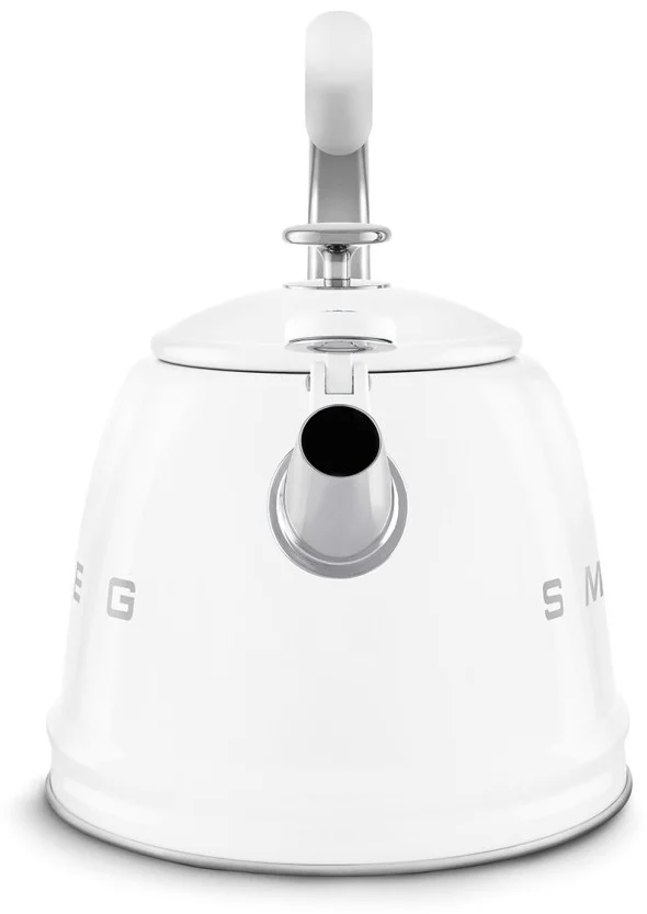 Чайник со свистком Smeg CKLW2001WH 2.3л белый купить,0