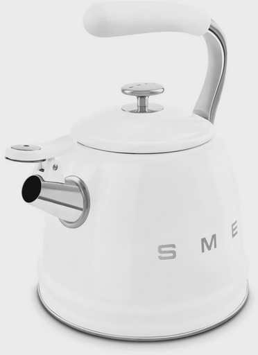 Чайник со свистком Smeg CKLW2001WH 2.3л белый