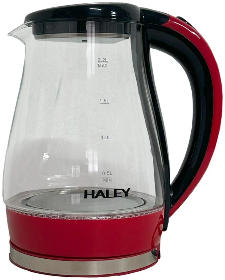Электрочайник Haley HY-8894 Black Red купить,NaN