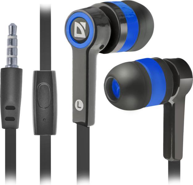 Наушники Defender Pulse 420 черно-синие
