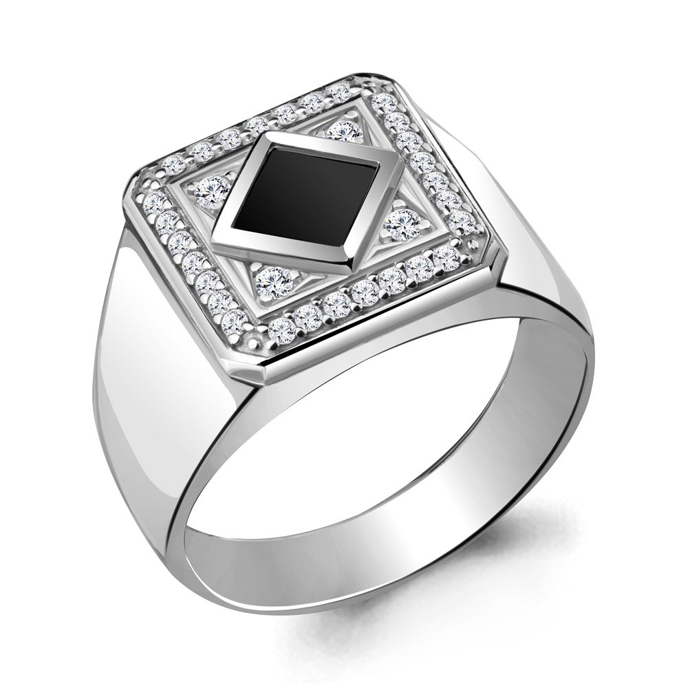 Кольцо Aquamarine 62130Ч 19,5р 7,02гр купить,NaN
