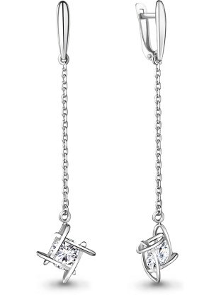 Серьги Aquamarine 48173  купить,NaN