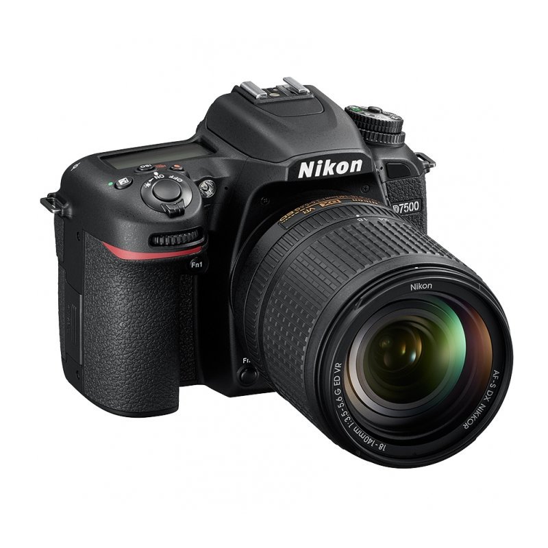 Зеркальный фотоаппарат Nikon D7500 + AF-S DX Nikkor 18-140 VR черная купить,0