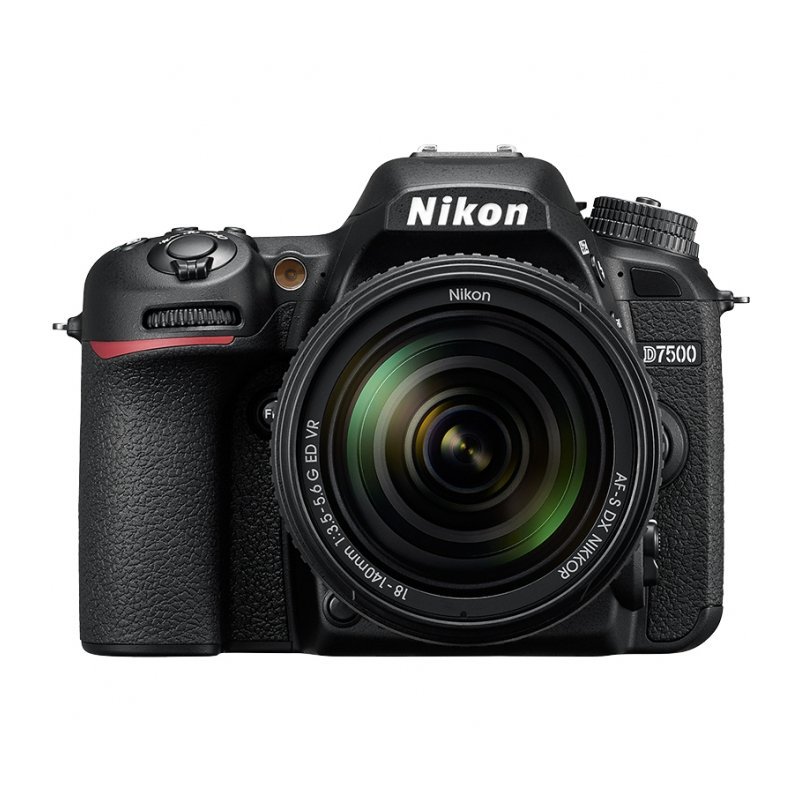 Зеркальный фотоаппарат Nikon D7500 + AF-S DX Nikkor 18-140 VR черная