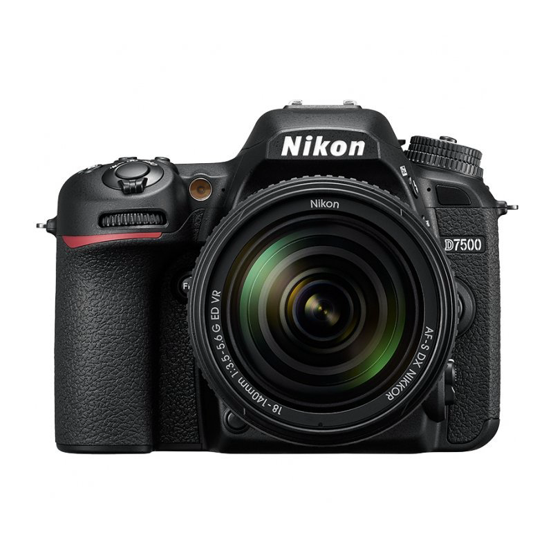 Зеркальный фотоаппарат Nikon D7500 + AF-S DX Nikkor 18-140 VR черная купить,NaN