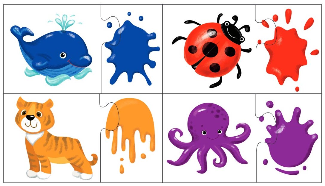 Пазл Деревянный Пазл 20 пар Изучаем цвета Far far land Wood 04687 купить,NaN