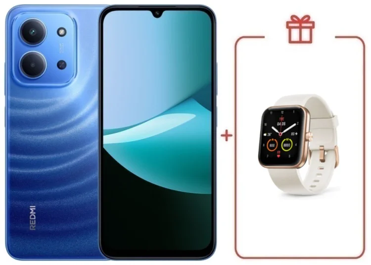 Смартфон Redmi 15C 8 ГБ/256 ГБ голубой + подарок купить,NaN