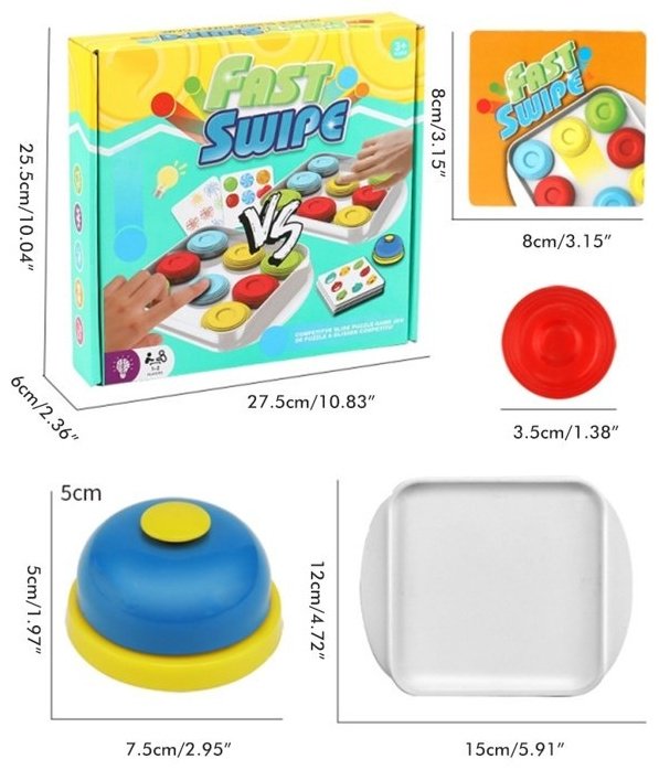 Настольная игра QI ZHI JIA Цветная реакция