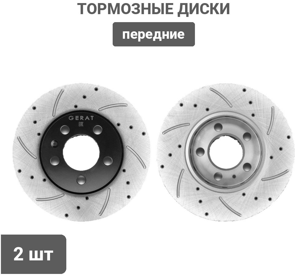 Диски Gerat передние DSK-F088W купить,NaN