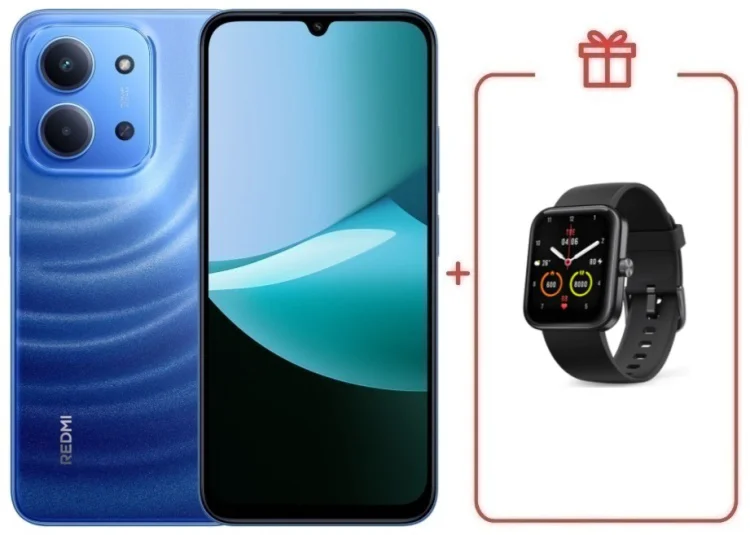 Смартфон Redmi 15C 8 ГБ/256 ГБ голубой + подарок купить,NaN