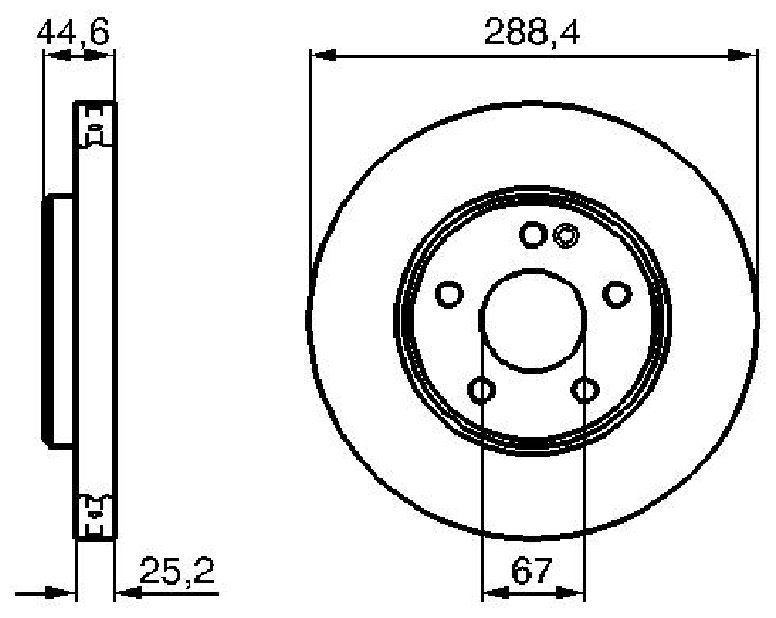 Диски Febi передние Mercedes W169/W245 купить,NaN