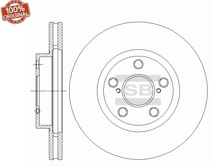 Диски Sangsin Brake передние SD4049-M купить,NaN