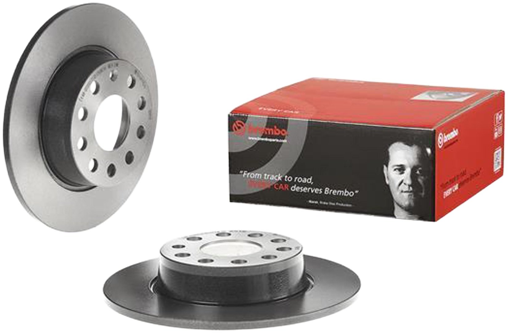 Диски Brembo задние 08B41311 купить,NaN