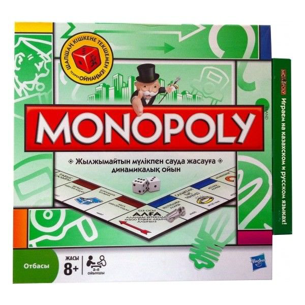 Настольная игра Hasbro Монополия на казахском языке 896793 купить,NaN