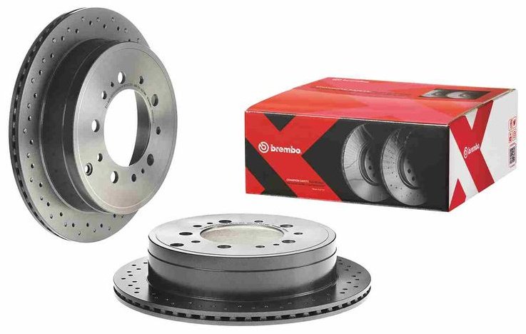 Диски Brembo задние 09.D618.1X купить,NaN