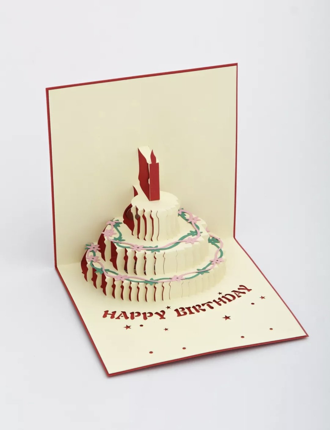 Открытка с конвертом 3D с подсветкой Happy Birthday 1 шт купить,NaN