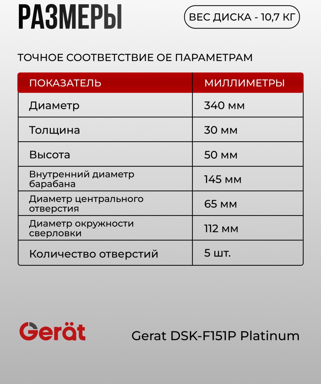 Диски Gerat передние F151P купить,NaN
