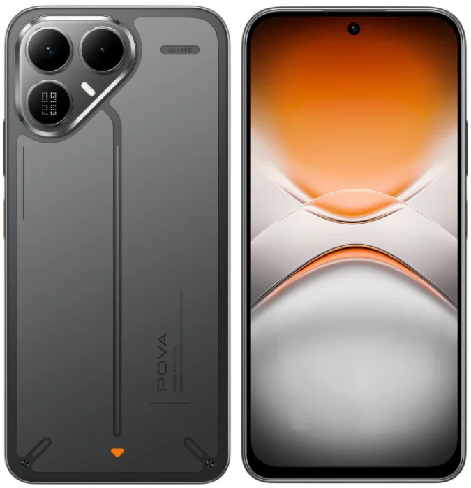 Смартфон Tecno Pova 8 5G 8/256Gb Graphite Black + подарок