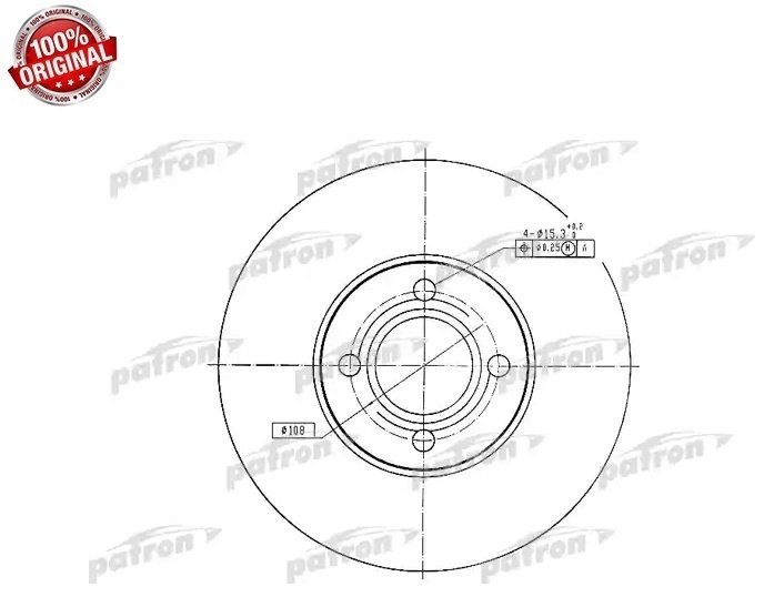 Диски PATRON задние PBD1526 купить,NaN