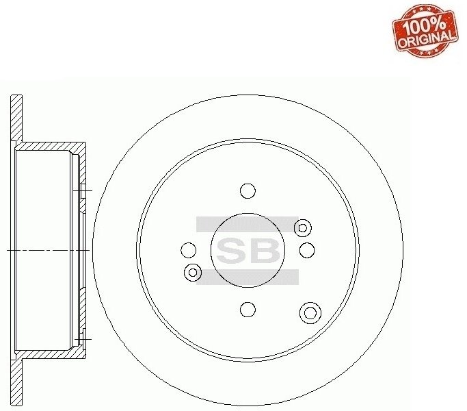 Диски HI-Q задние SD1080 купить,NaN