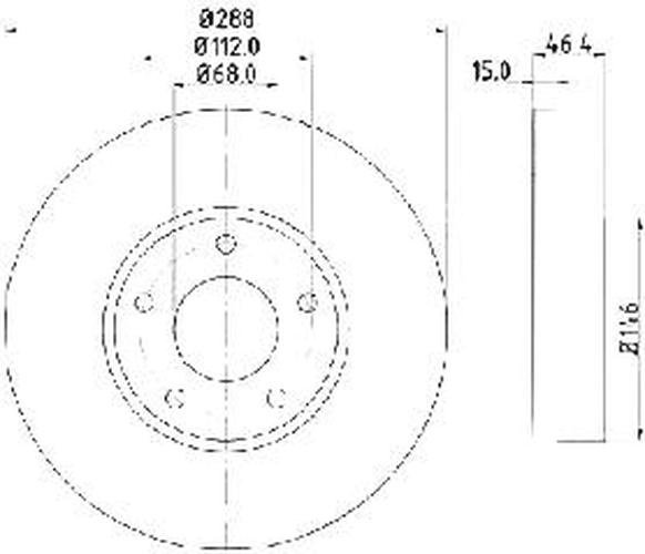 Диски Japanparts передние DI0923 купить,NaN