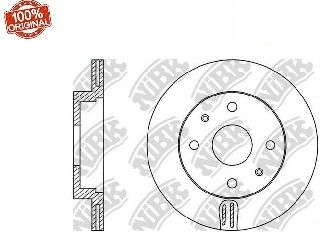Диски NIBK передние E-RN1481-M купить,NaN