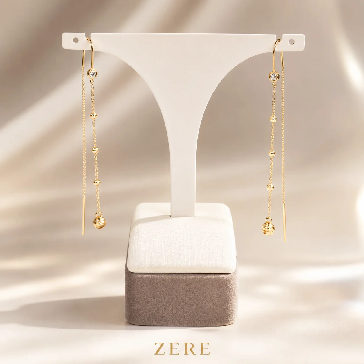Серьги Zere ZR090709 жёлтое золото 2.13гр купить,174050