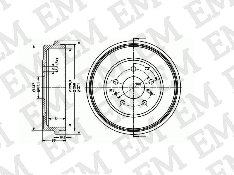 Диски Brembo задние 14.A695.10 купить,NaN