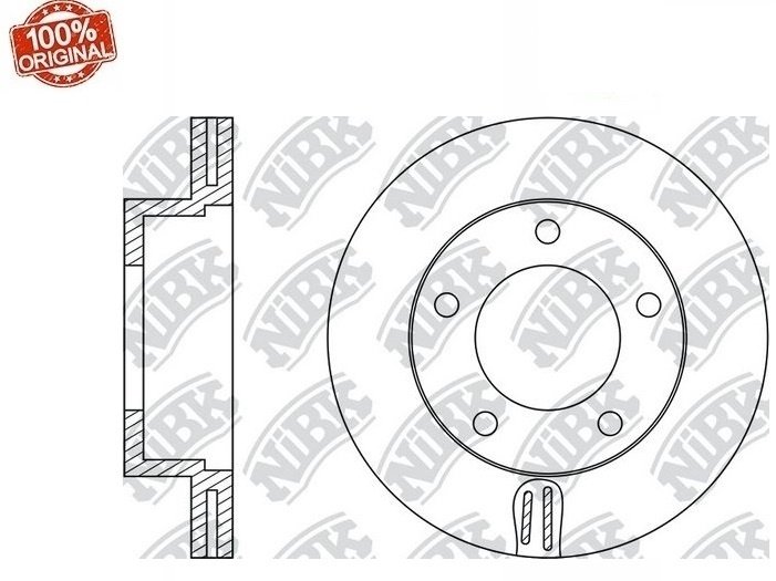 Диски NIBK передние E-RN1268-M купить,NaN
