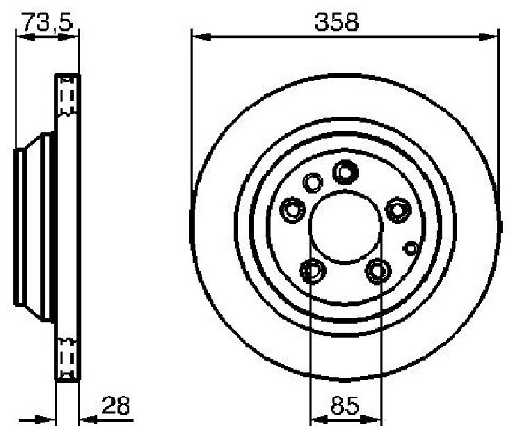 Диски Febi задние Porsche Cayenne/Volkswagen Touareg/Audi Q7 купить,NaN