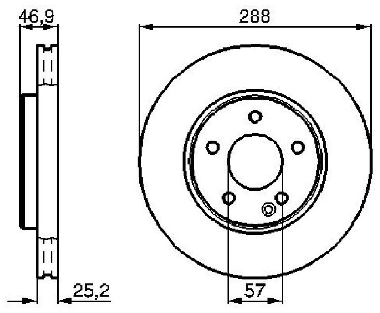 Диски Febi передние Mercedes W203 - ForteMarket Диски Febi передние Mercedes W203 купить,NaN