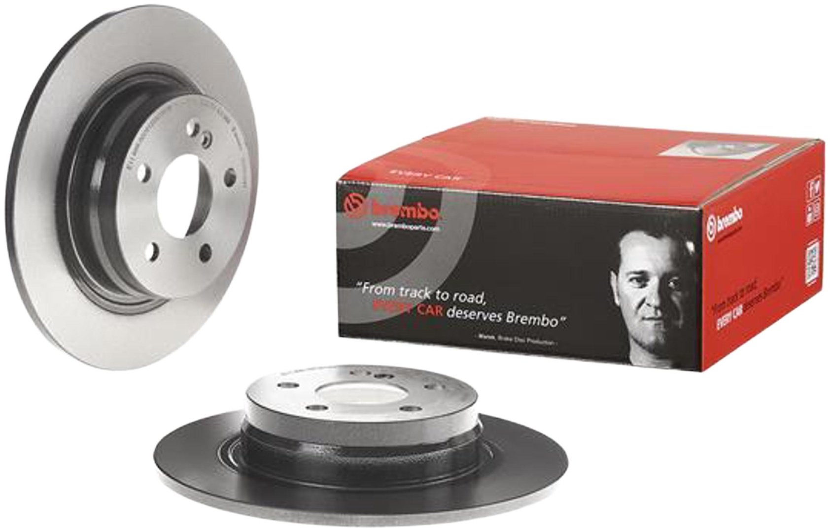 Диски Brembo задние 08A61241 купить,NaN