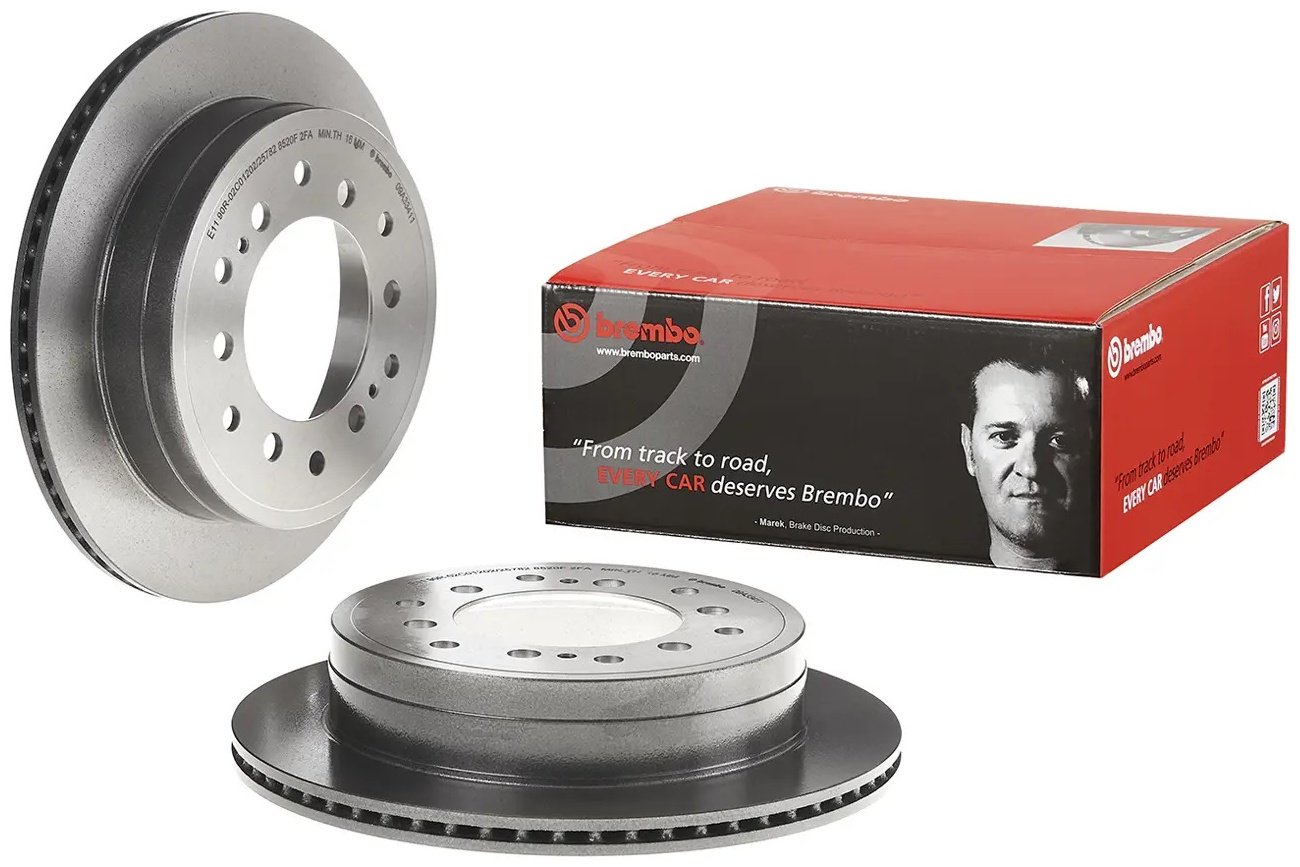 Диски Brembo задние 09.A334.11 купить,NaN