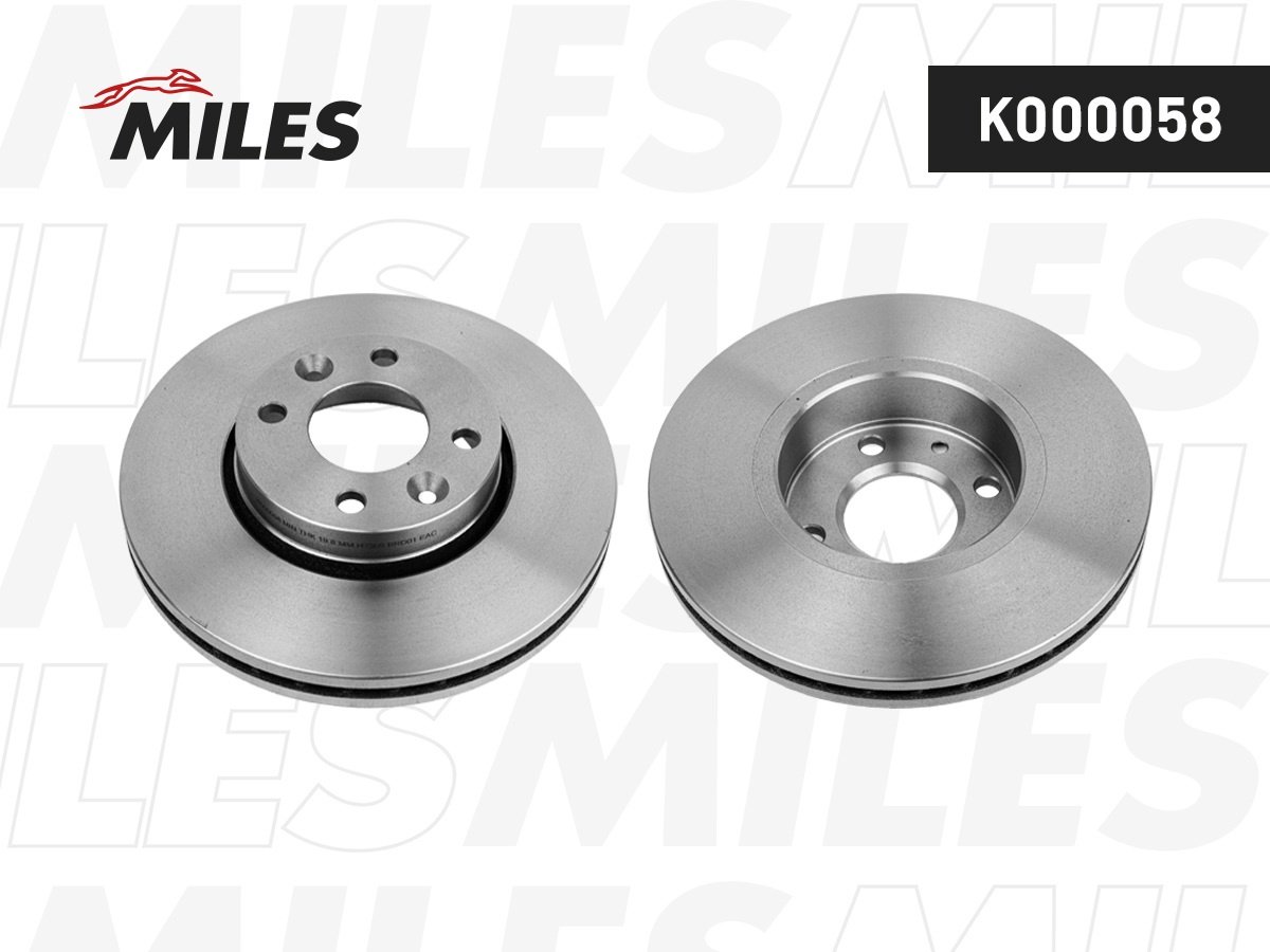 Диски MILES передние K000058 купить,NaN