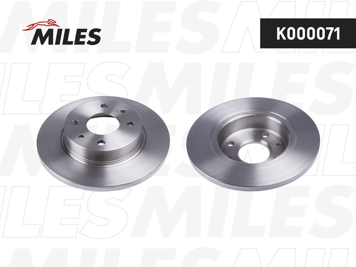 Диски MILES передние K000071 купить,NaN