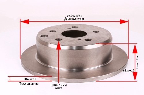 Диски Okami задние ATS1672 купить,NaN