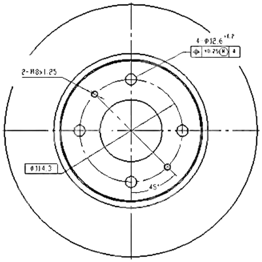 Диски PATRON передние PBD 4054