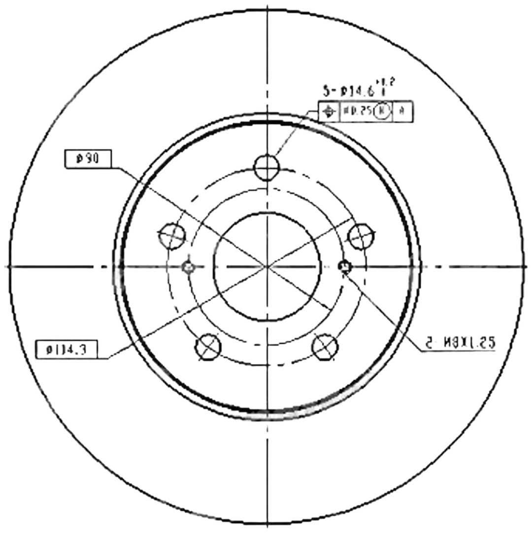 Диски PATRON передние PBD 4204
