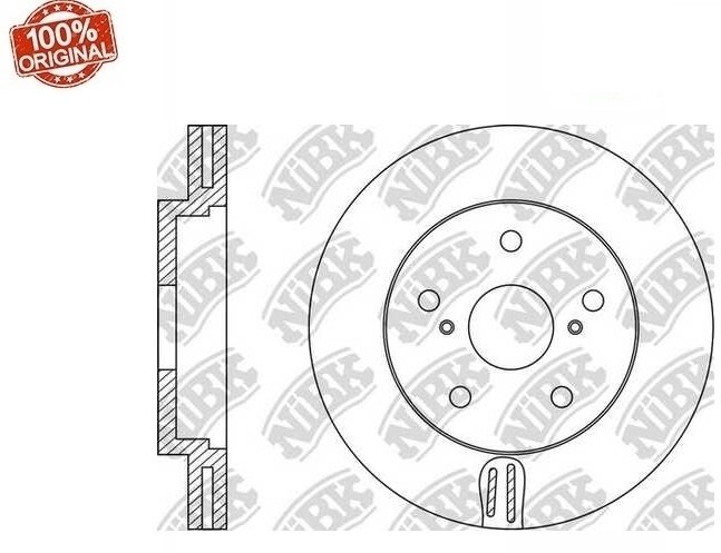 Диски NIBK передние E-RN1442-M
