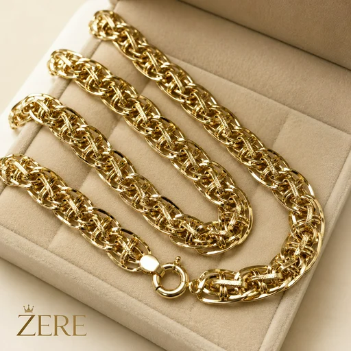 Цепочка Zere ZR090706 жёлтое золото 18.39гр 50-55см