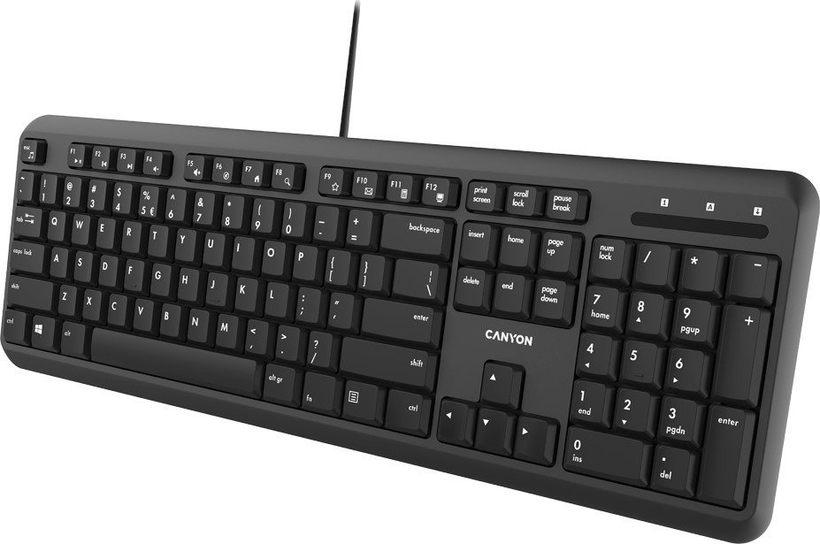 Клавиатура Canyon CNS-HKB02-RU черная купить,0