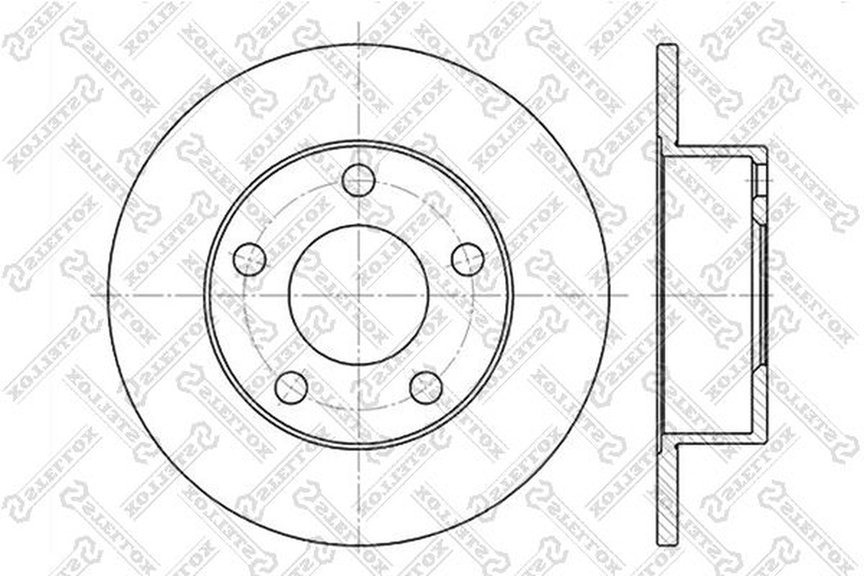 Диски Stellox задние 6020-4764-SX купить,7471