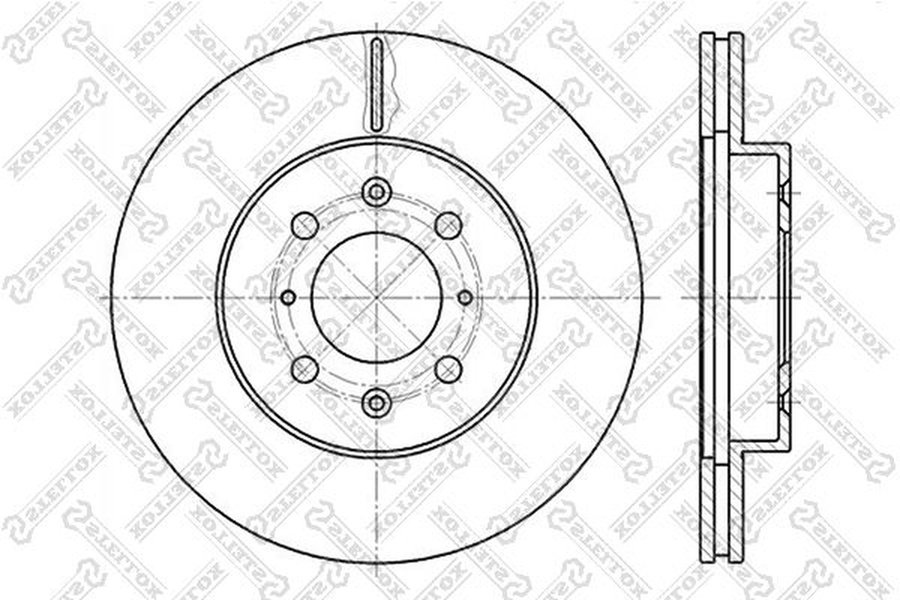 Диски Stellox передние 6020-2614V-SX купить,NaN