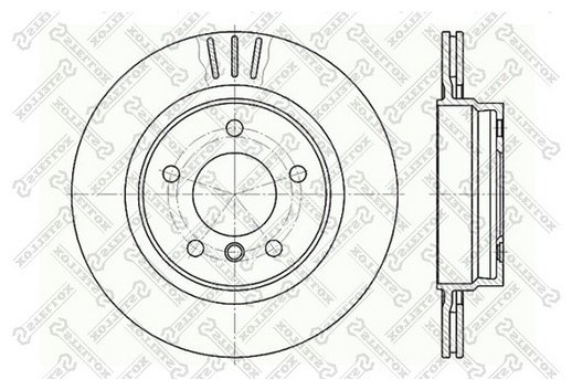 Диски Stellox задние 6020-1541V-SX купить,15040
