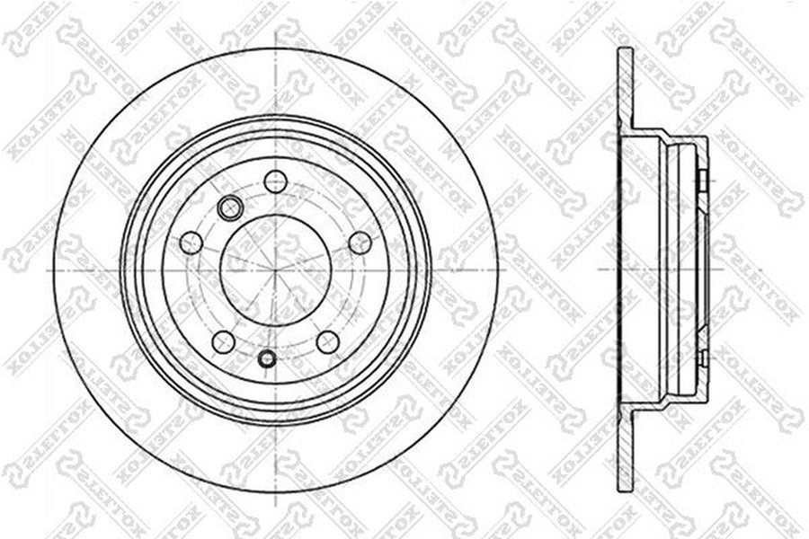 Диски Stellox задние 6020-1520-SX купить,NaN