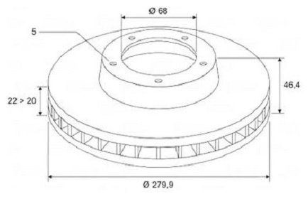 Диски Valeo передние 297242 купить,NaN