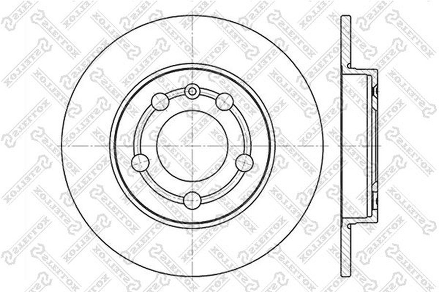 Диски Stellox задние 6020-4779-SX купить,NaN